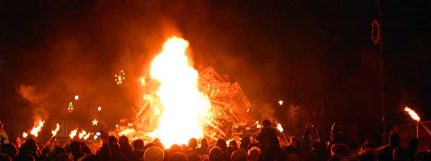 Biggar Bonfire at Hogmanay
