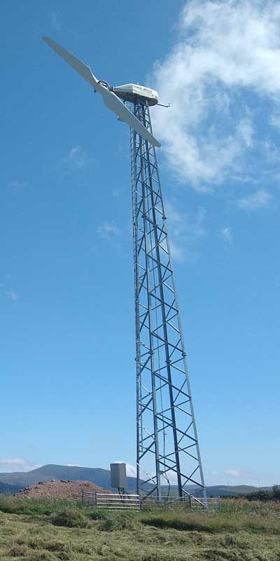 Gaia Wind Turbine at Cormiston Farm